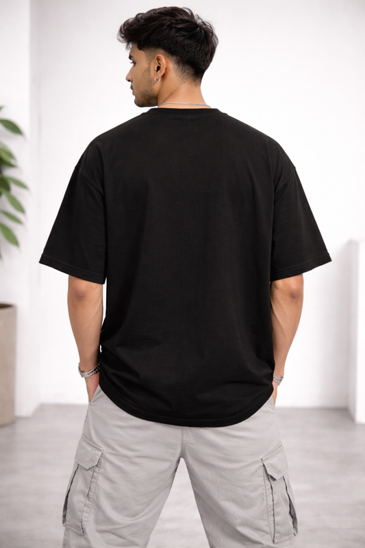 Frozen Flame Skull Oversized T-shirt