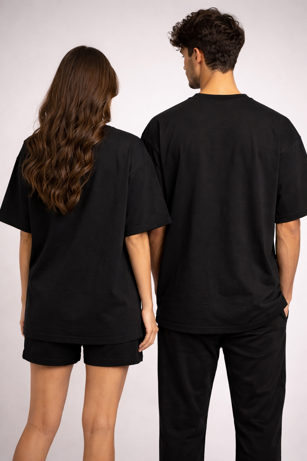Mini Heart Couple Oversized T-Shirt