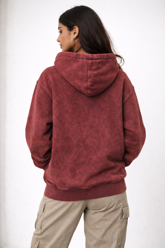 Bloom Unbound Acid Washed Hoodie
