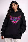 Electic Cat Oversized Hoodie