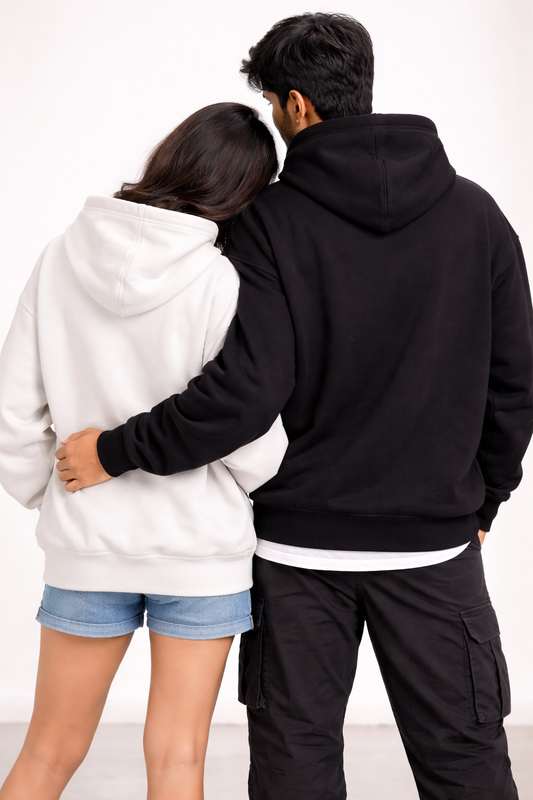 Forever Together Couple Oversized Hoodie