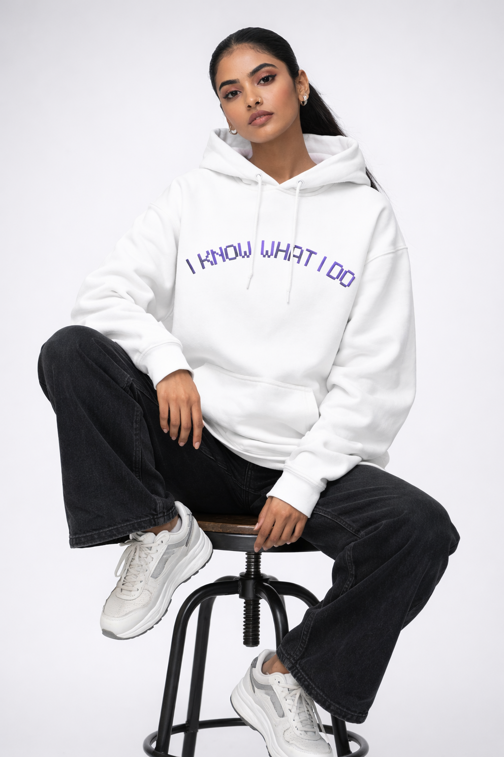 I Know I Do Oversized Hoodie