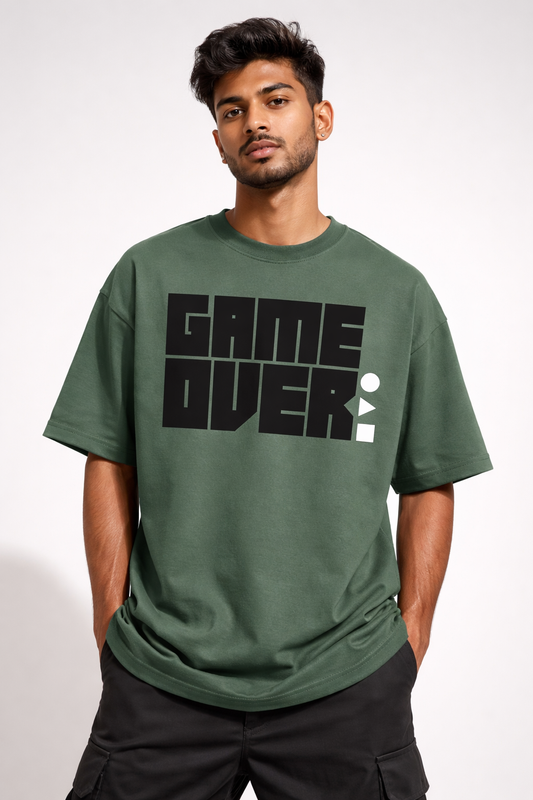 Game Over Oversized T-shirt