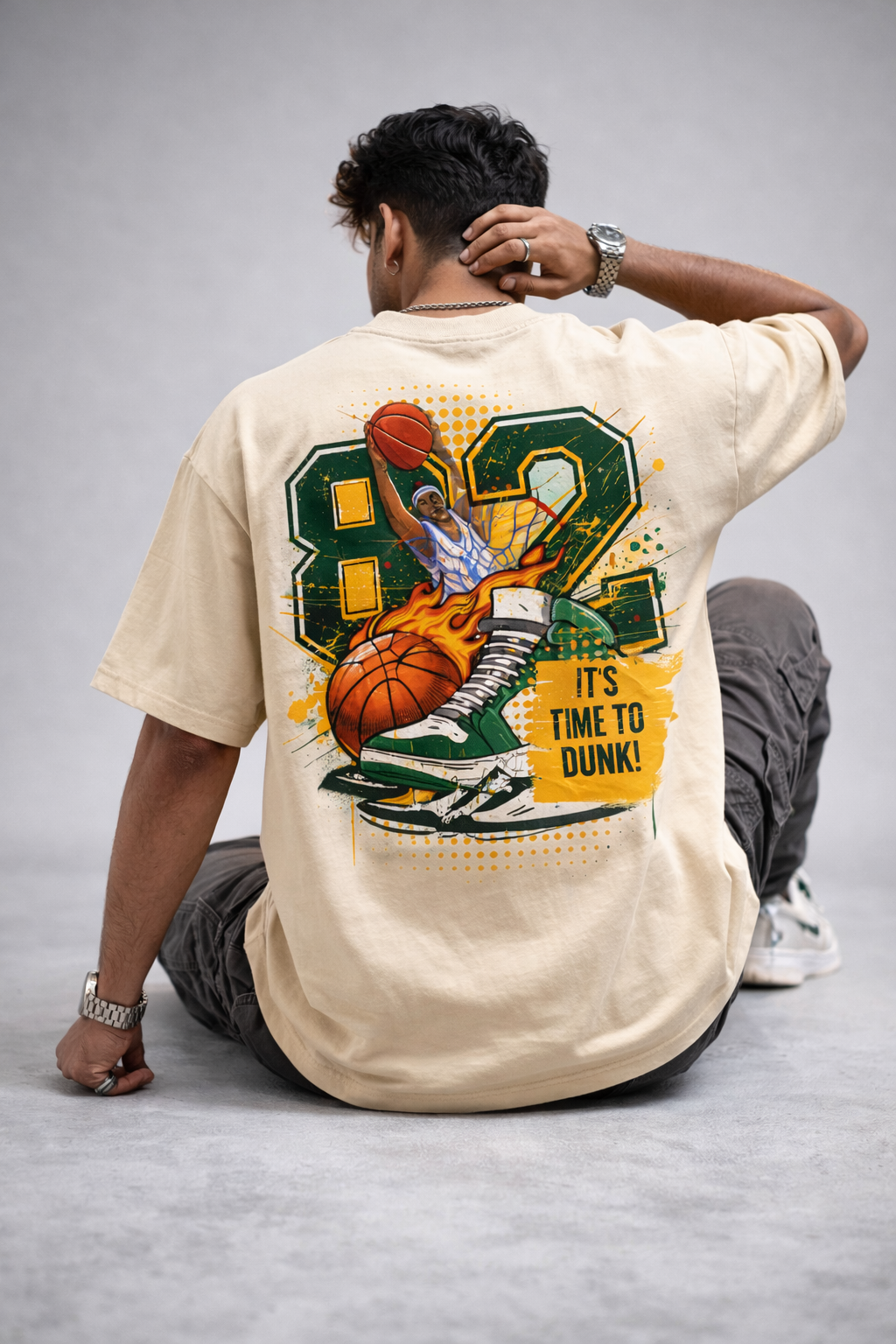 Its Time To Dunk Oversized T-shirt