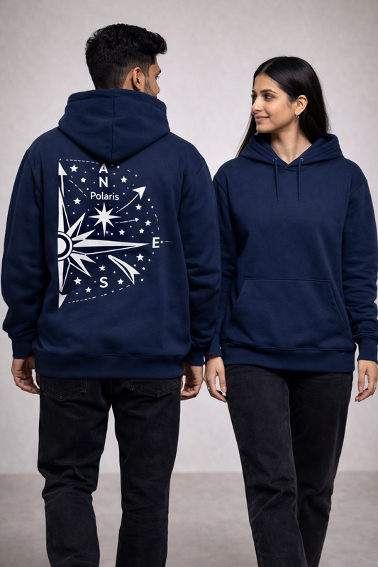 Love Compass Couple Oversized Hoodie