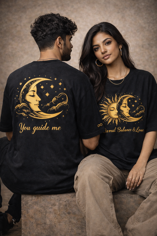 Eternal Balance Couple Oversized T-shirt