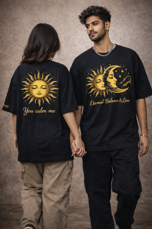 Eternal Balance Couple Oversized T-shirt