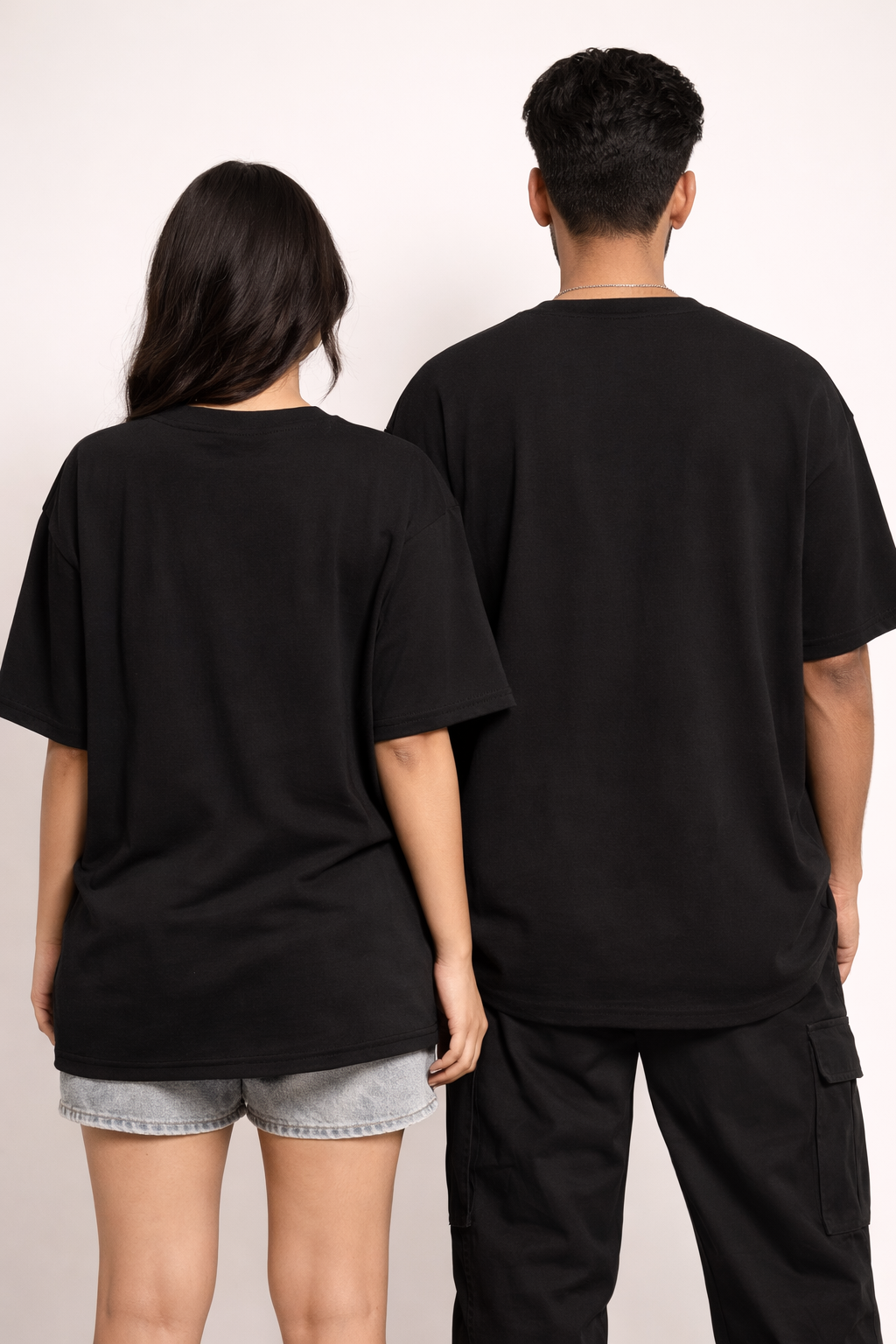 Sun Moon Couple Oversized T-shirt