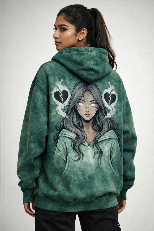 Broken Soul Acid Washed Hoodie