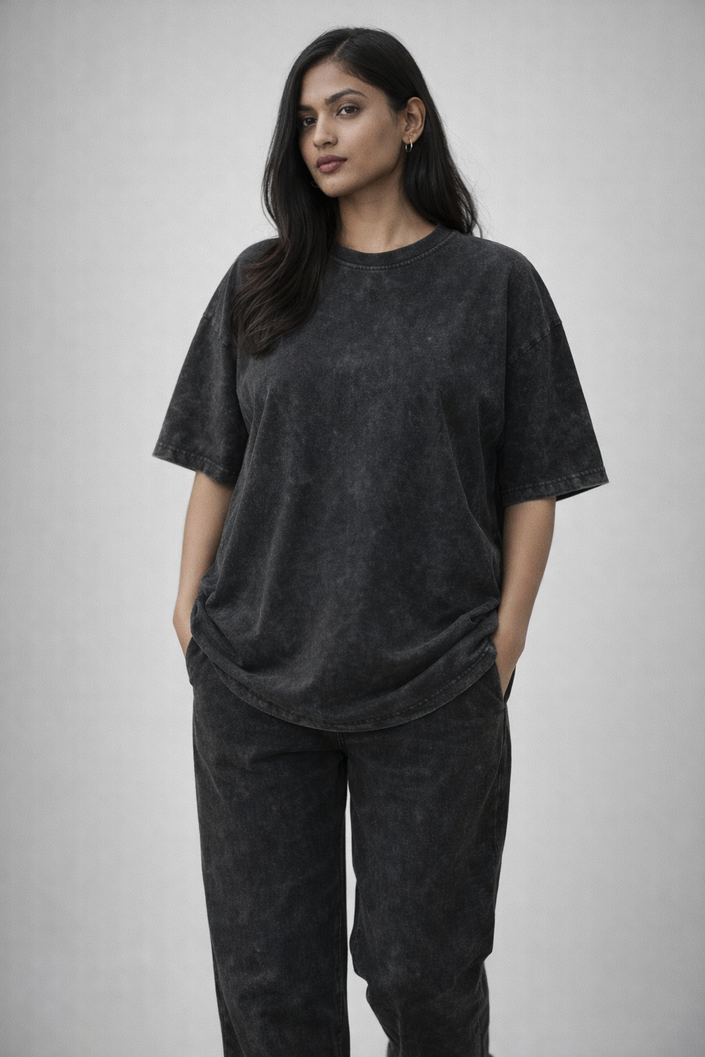 Death Kiss Acid Washed T-shirt