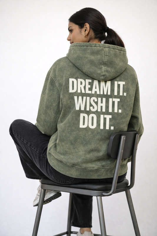 Believe it Acid Washed Hoodie