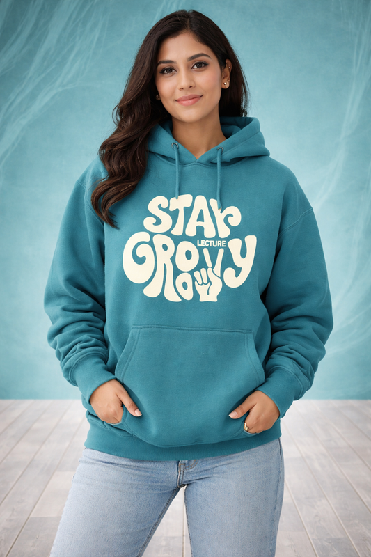 Stay Groovy Oversized Hoodie