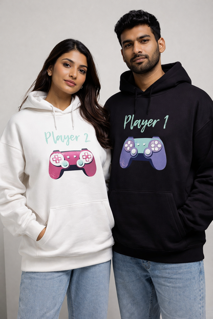Players 1-2 Couple Oversized Hoodie