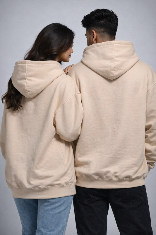 I Love my Boo Couple Oversized Hoodie