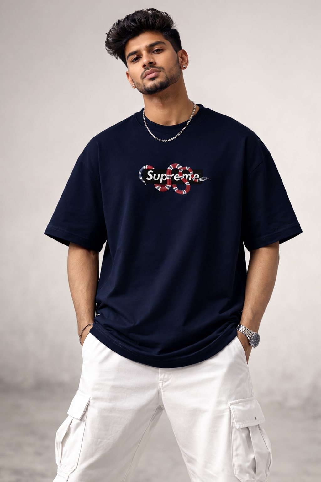 Supreme Snake Oversized T-shirt