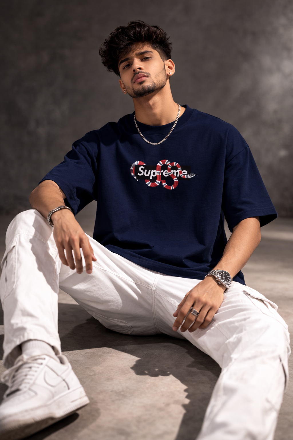 Supreme Snake Oversized T-shirt